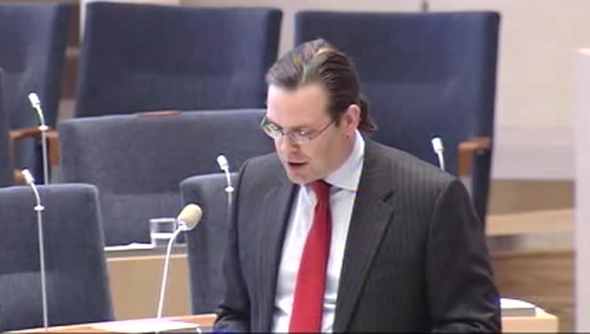 Stillbild från Interpellationsdebatt, Fastighetsskatt på studentbostäder