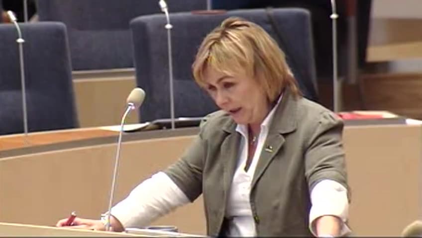 Stillbild från Interpellationsdebatt, Granskningskommission inom rättsväsendet för hantering av våldtäktsanmälningar