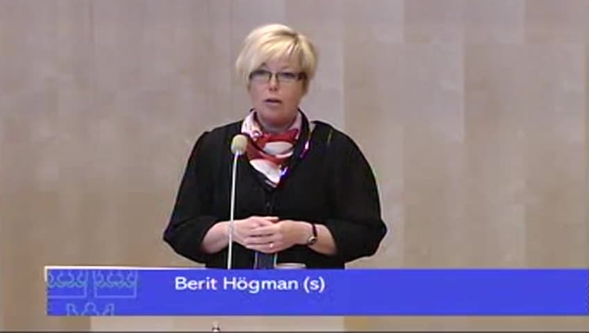 Stillbild från Debatt om förslag, Valfrihetssystem hos Arbetsförmedlingen