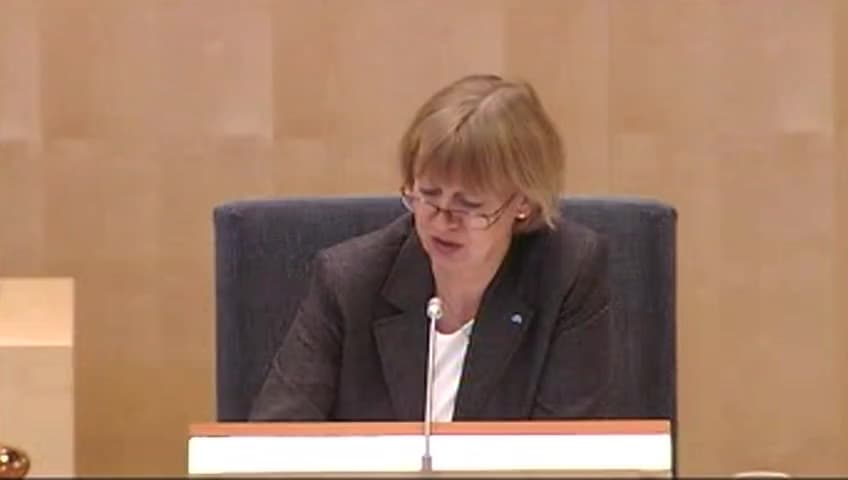 Stillbild från Debatt om förslag, Förlängning av lagen om hemlig rumsavlyssning och lagen om åtgärder för att förhindra vissa särskilt allvarliga brott, m.m.