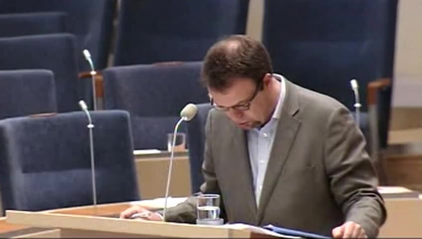 Stillbild från Interpellationsdebatt, Stressig arbetsmiljö för kvinnor
