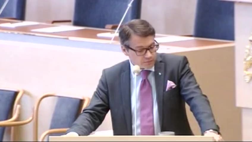 Stillbild från Interpellationsdebatt, Användningen av skattemedel