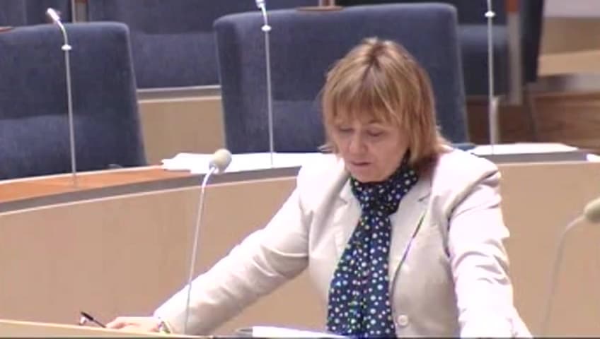 Stillbild från Interpellationsdebatt, Dialog mellan Justitiedepartementet och judiska församlingen i Malmö