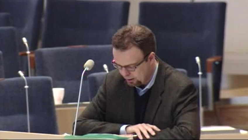 Stillbild från Interpellationsdebatt, Arbetsförmedlingens åtgärder för sjuka arbetssökande