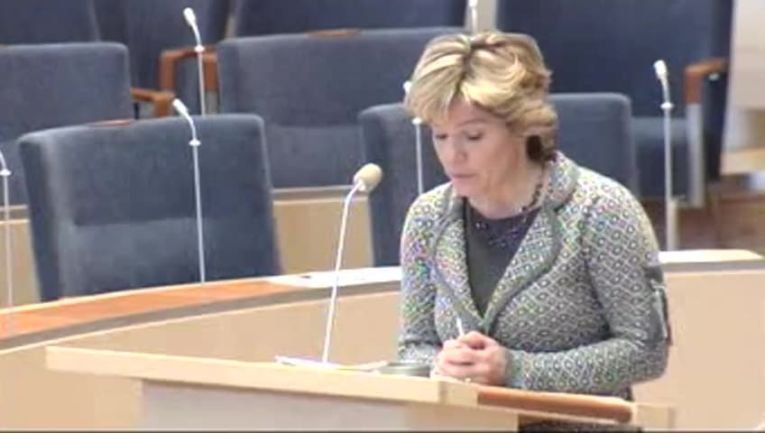 Stillbild från Interpellationsdebatt, Teknisk sprit