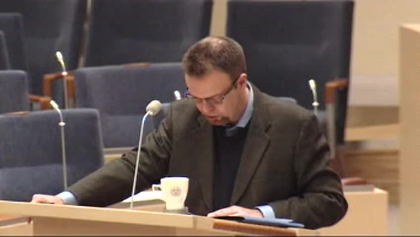 Stillbild från Interpellationsdebatt, Aktiveringsåtgärden Lyftet
