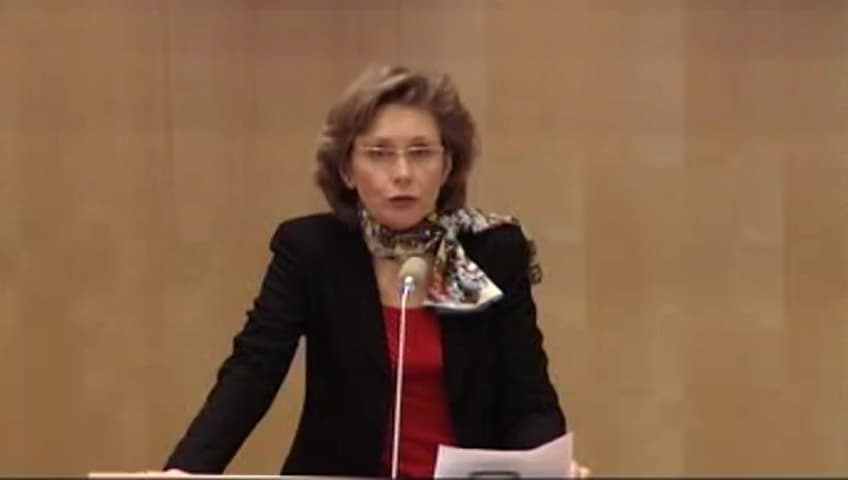 Stillbild från Debatt om förslag, Sekretess vid Skatteverkets handläggning av ärenden om dödförklaring