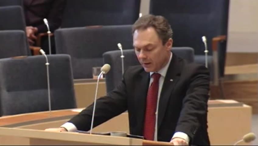 Stillbild från Interpellationsdebatt, Elever med epilepsi