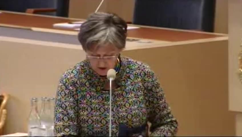 Stillbild från Interpellationsdebatt, Trafikförsäkringen och representationen i Trafikskadenämnden