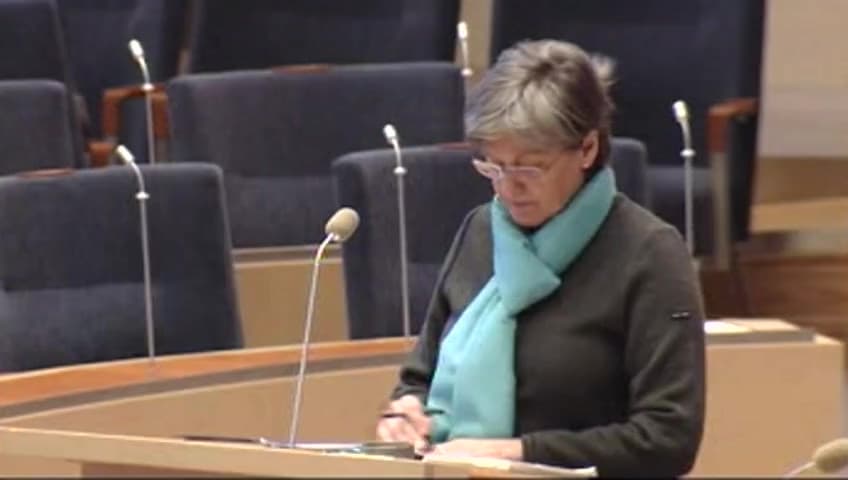 Stillbild från Interpellationsdebatt, JO-anmälningar om Försäkringskassan