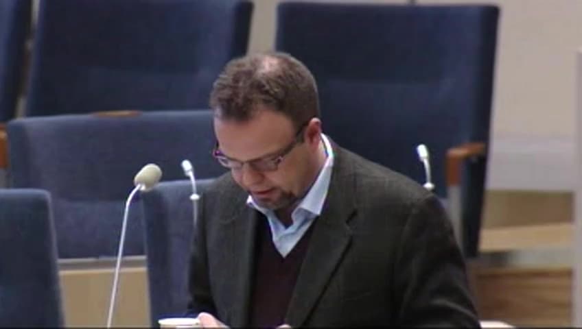 Stillbild från Interpellationsdebatt, Bemanningsföretag