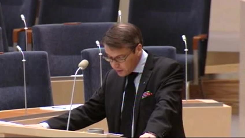 Stillbild från Interpellationsdebatt, Kunskap om vissa  cancerrisker
