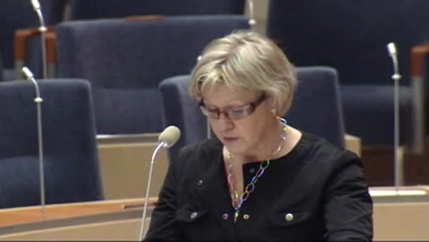 Stillbild från Interpellationsdebatt, Postservice i hela Sverige