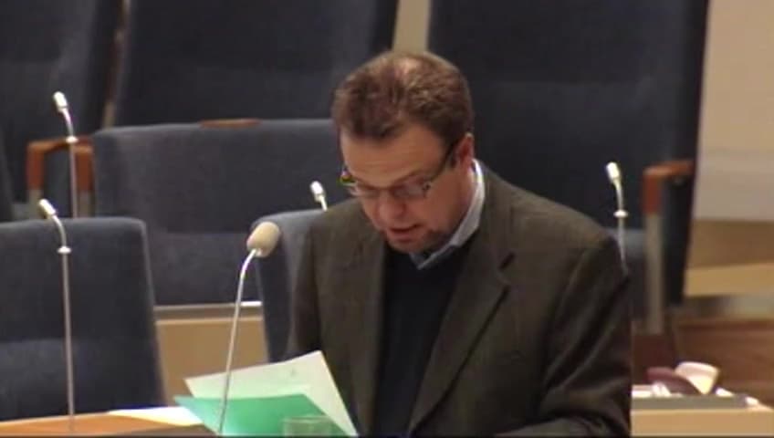 Stillbild från Interpellationsdebatt, Rimliga förutsättningar för a-kassorna
