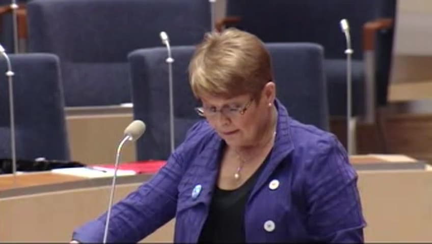 Stillbild från Interpellationsdebatt, Åtgärder för industrin i Gävleborg