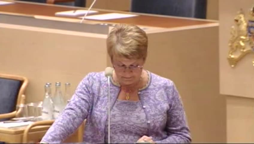 Stillbild från Interpellationsdebatt, Småföretagen och tillgången på lämplig arbetskraft