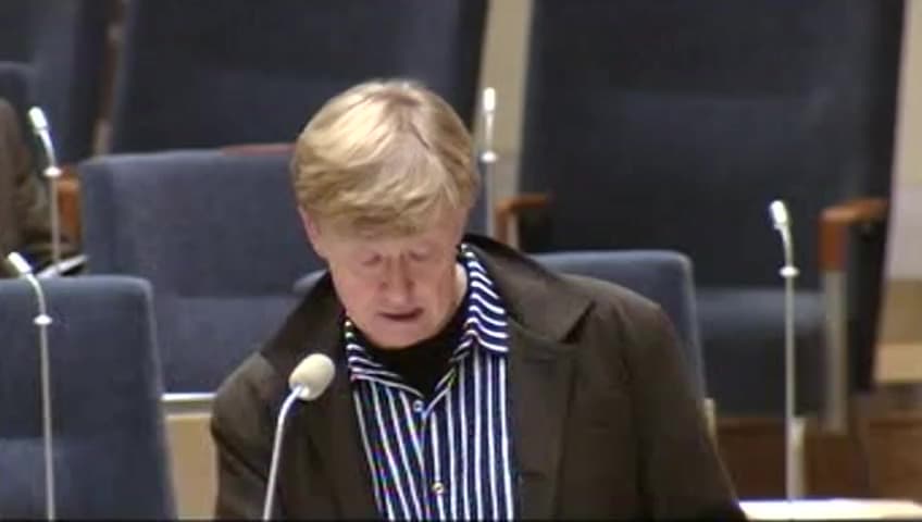 Stillbild från Interpellationsdebatt, Resurser till Naturvårdsverket för fullgörande av uppdrag