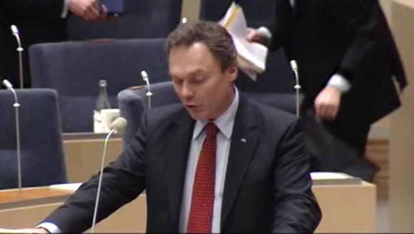 Stillbild från Interpellationsdebatt, Lärarutbildningen i matematik
