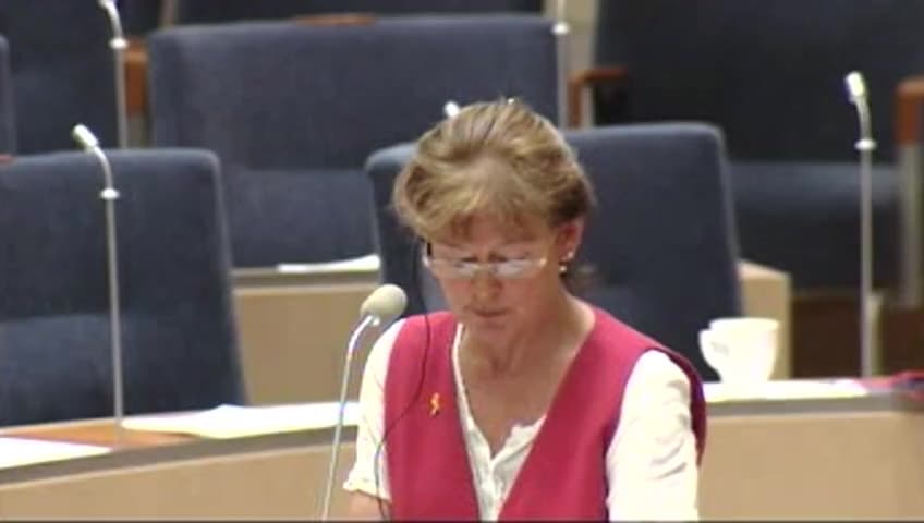Stillbild från Interpellationsdebatt, Ett levande EWK-museum