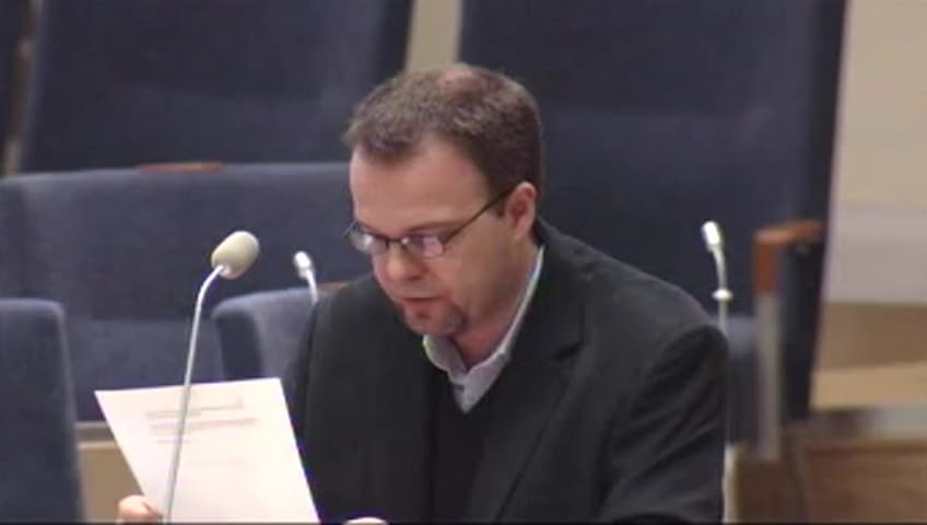 Stillbild från Interpellationsdebatt, Ungdomsarbetslösheten i Stockholmsregionen