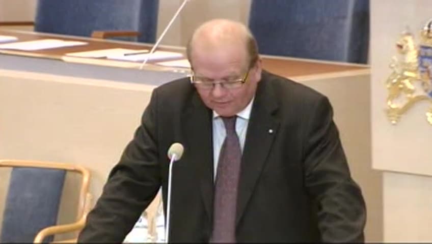 Stillbild från Interpellationsdebatt, De småskaliga jordbruken