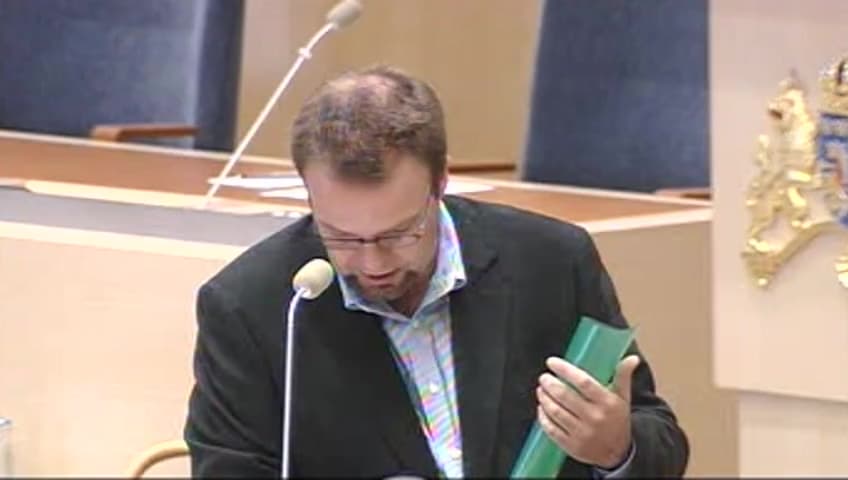 Stillbild från Interpellationsdebatt, Statistik över arbetslösheten 