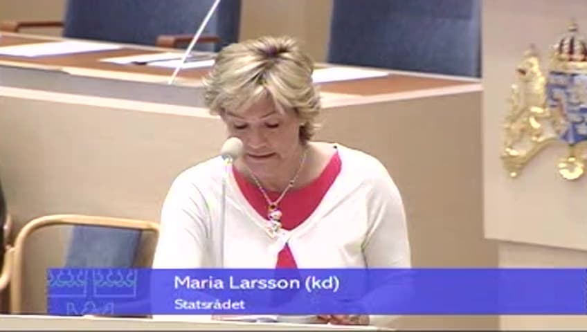 Stillbild från Interpellationsdebatt, Den ekonomiska krisens effekter på folkhälsan