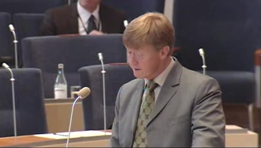 Stillbild från Interpellationsdebatt, Gasledningen och fisket i Östersjön