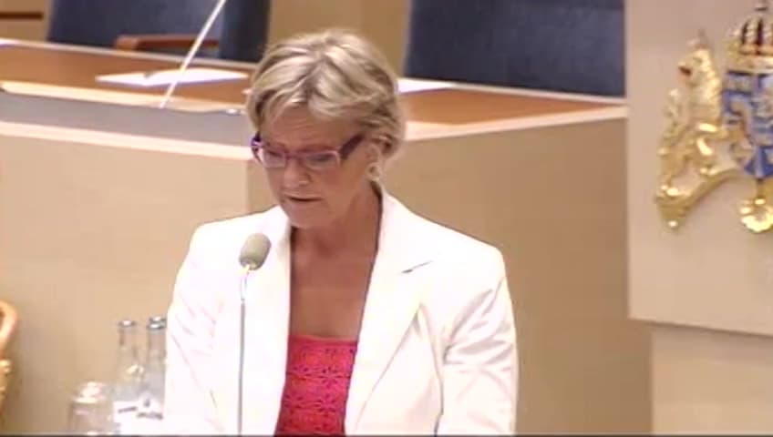 Stillbild från Interpellationsdebatt, Nationell IT-strategi 