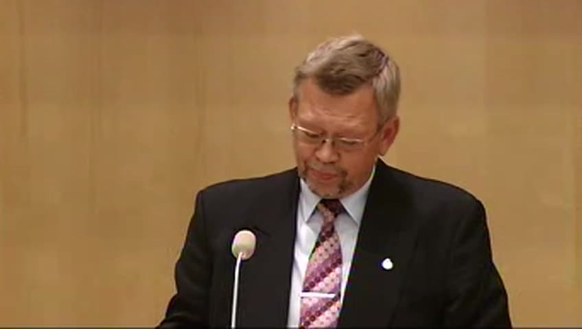 Stillbild från Debatt om förslag, Vissa elmarknadsfrågor