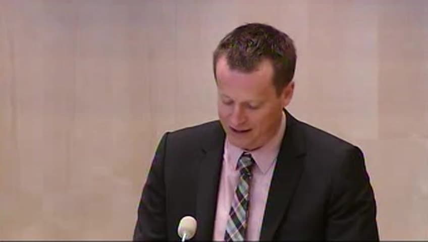 Stillbild från Debatt om förslag, Riktlinjer för klimatpolitiken m.m.