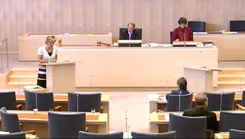 Stillbild från Interpellationsdebatt, Brottsofferjourer med HBT-inriktning