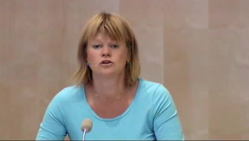 Stillbild från Debatt om förslag, Utvärdering av penningpolitiken 2006–2008 och en beskrivning av Riksbankens åtgärder till följd av finanskrisen