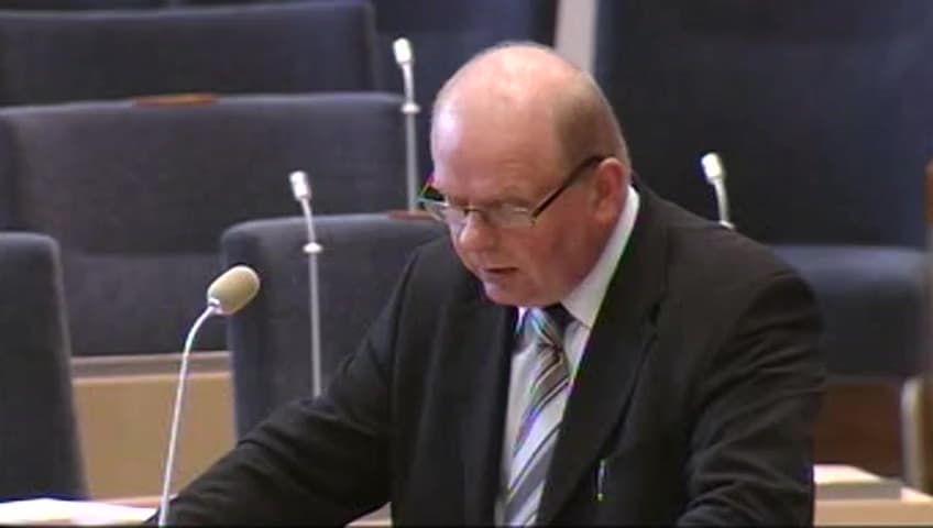 Stillbild från Interpellationsdebatt, Svensk närfångad fisk