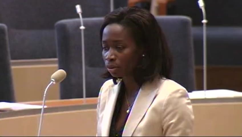 Stillbild från Interpellationsdebatt, Kvotering som effektiv metod