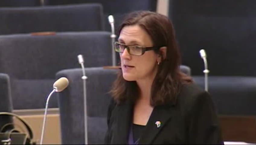 Stillbild från Interpellationsdebatt, Den framtida Lissabonstrategin och dess innehåll