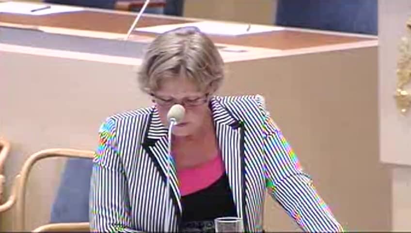 Stillbild från Interpellationsdebatt, Investeringar i Stockholmsregionens infrastruktur