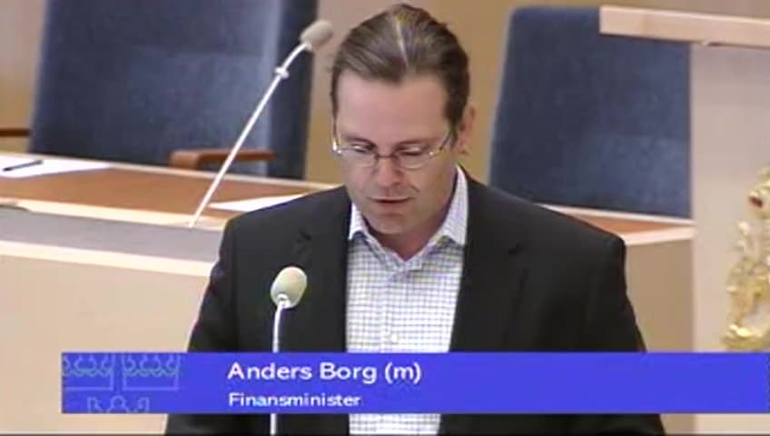 Stillbild från Interpellationsdebatt, Kritik från det finanspolitiska rådet