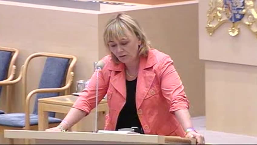 Stillbild från Interpellationsdebatt, Åtgärder mot ökande brottslighet i Gävleborgs län
