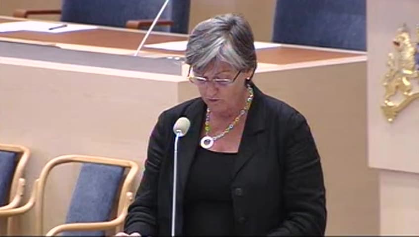 Stillbild från Interpellationsdebatt, Försämringarna i sjukförsäkringen