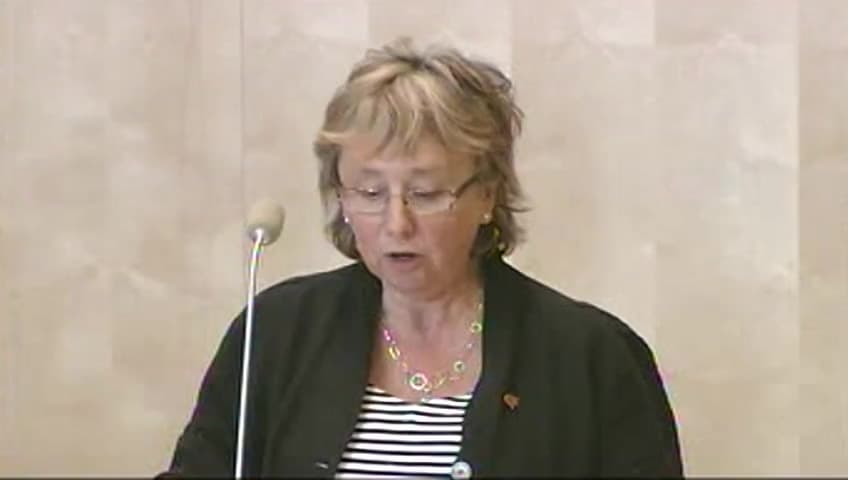 Stillbild från Debatt om förslag, Ändringar i arbetsmiljölagen m.m.