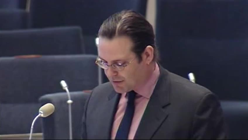 Stillbild från Interpellationsdebatt, Prioritering av jobb
