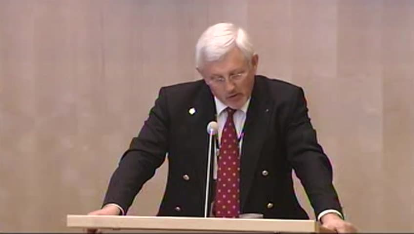 Stillbild från Debatt om förslag, Utvidgat avlägsnande vid ordningstörningar