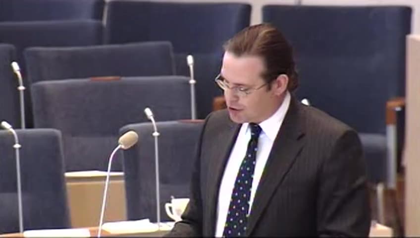 Stillbild från Interpellationsdebatt, Regeringens skattepolitik