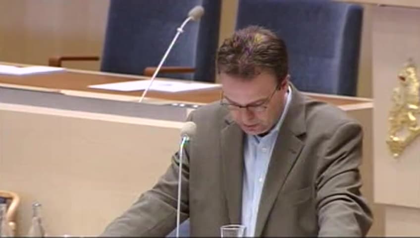 Stillbild från Interpellationsdebatt, A-kassans regelverk och utförande av sysslor