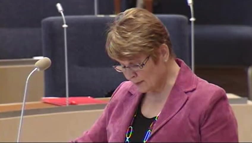 Stillbild från Interpellationsdebatt, Kärnkraftsutbyggnaden