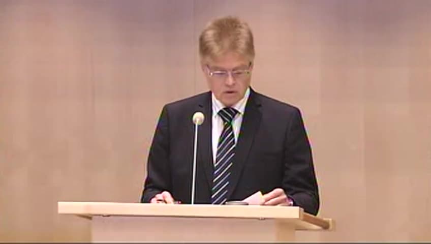 Stillbild från Debatt om förslag, Vissa väg-, fordons- och trafikfrågor