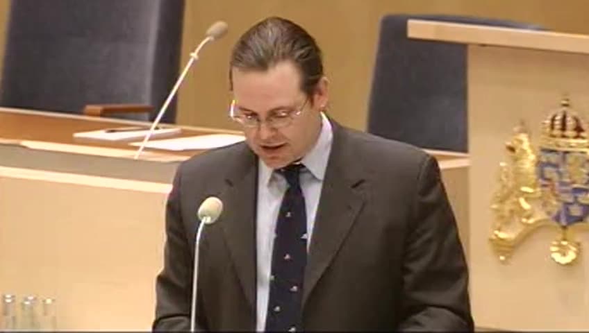 Stillbild från Interpellationsdebatt, Statens budgetunderskott