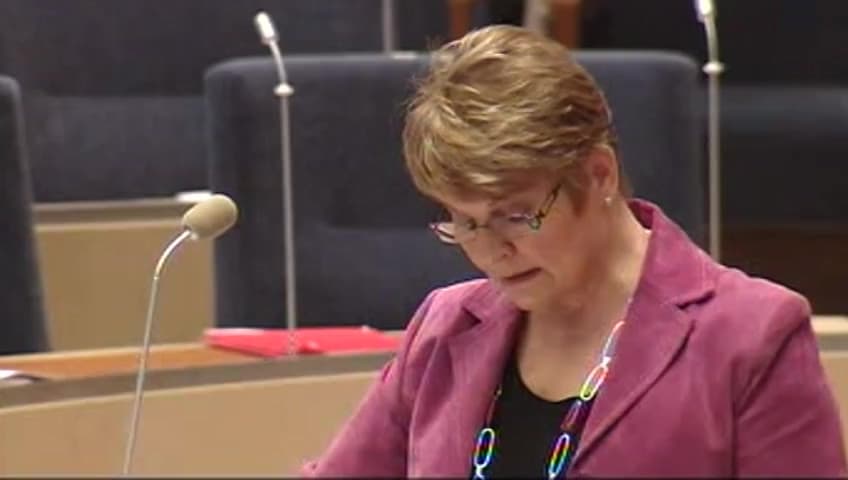 Stillbild från Interpellationsdebatt, Vattenfall
