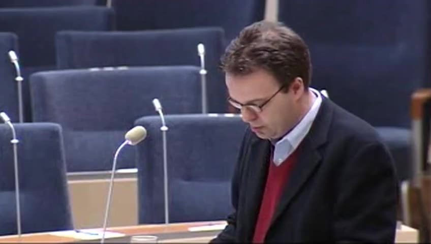 Stillbild från Interpellationsdebatt, Privata tilläggsförsäkringar vid arbetslöshet